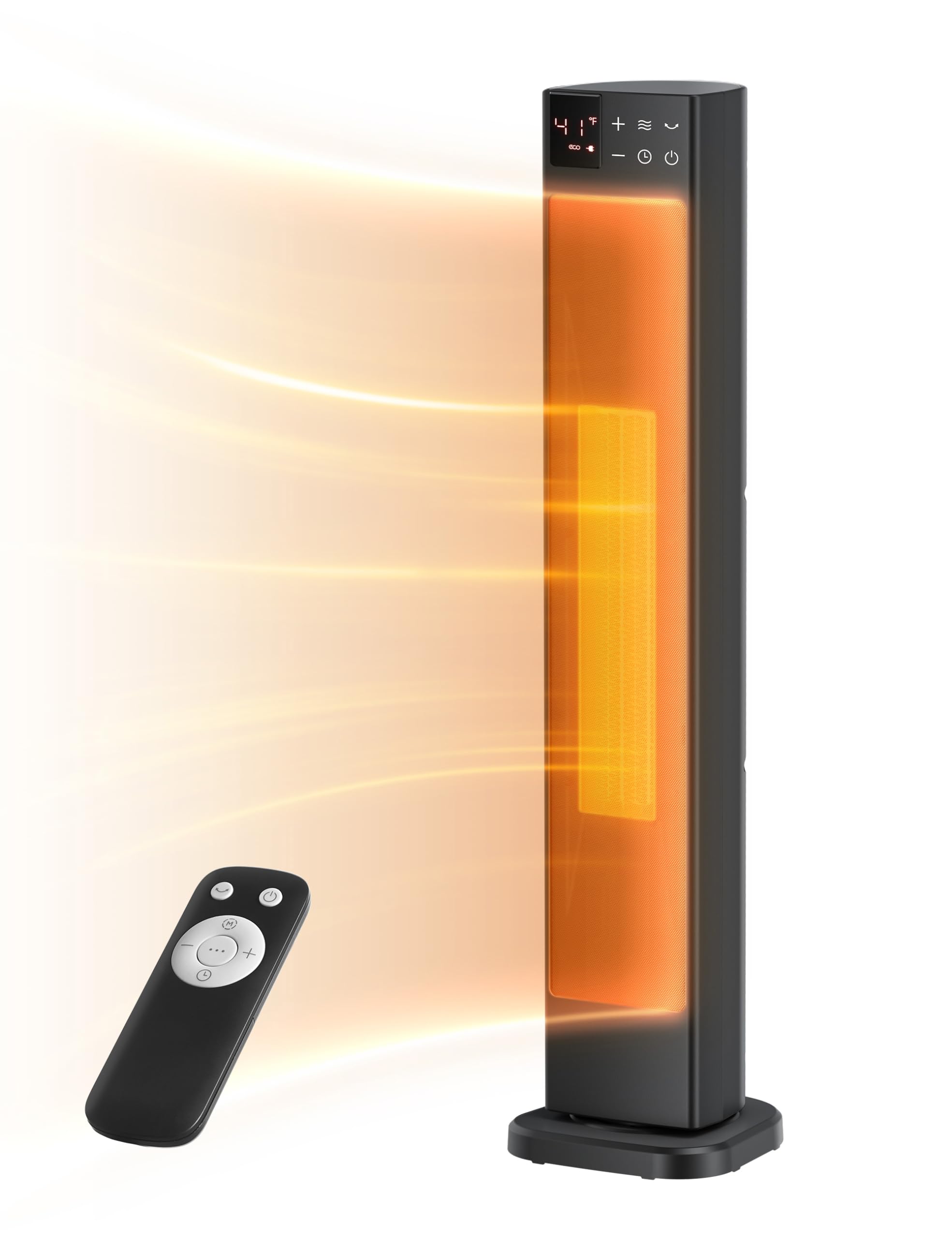 Pelonis 1500W ceramic space heater large room black