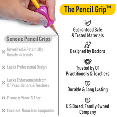 Doctor-designed pencil grips suitable for kids and adults