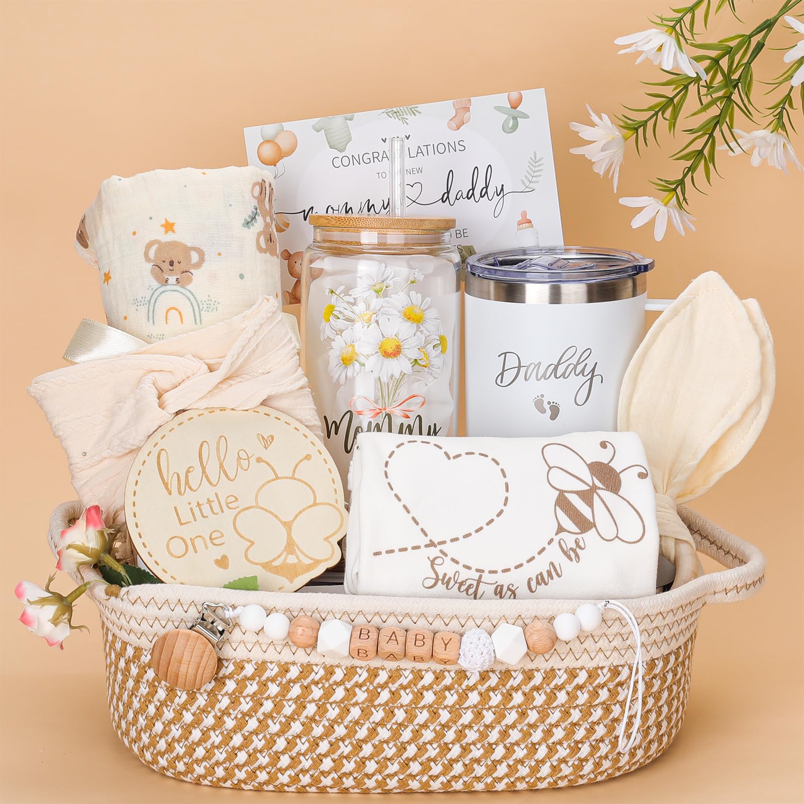 pengtai mommy cup 16oz with daisy print