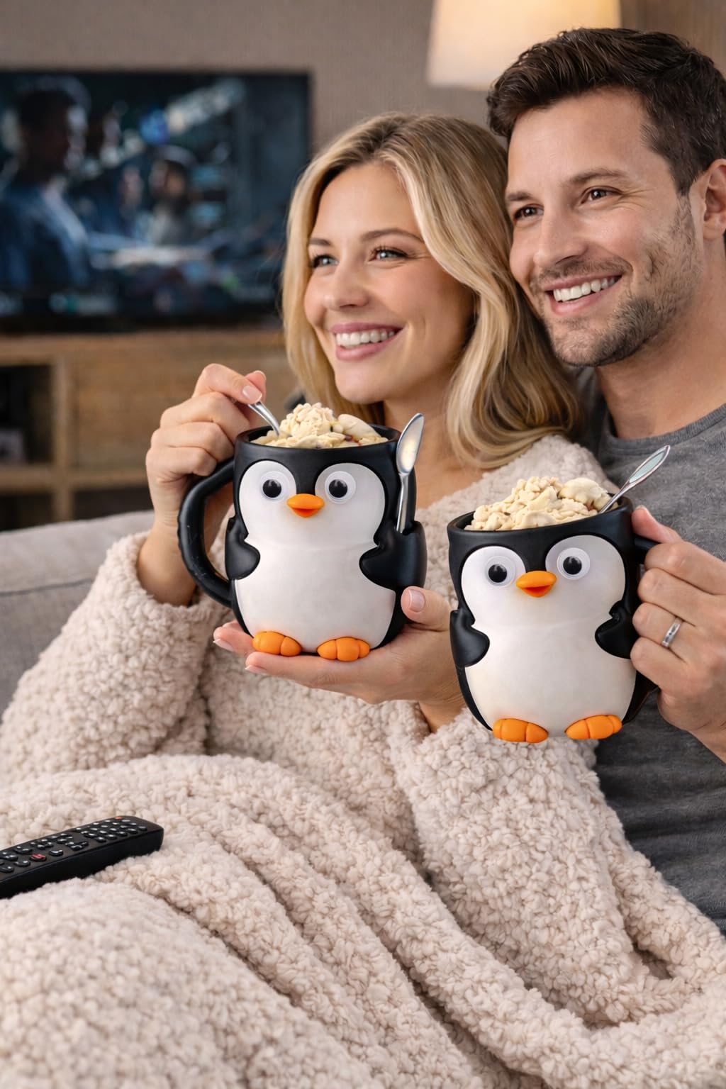 Compatible with ramen noodle cups for hot or cold treats
