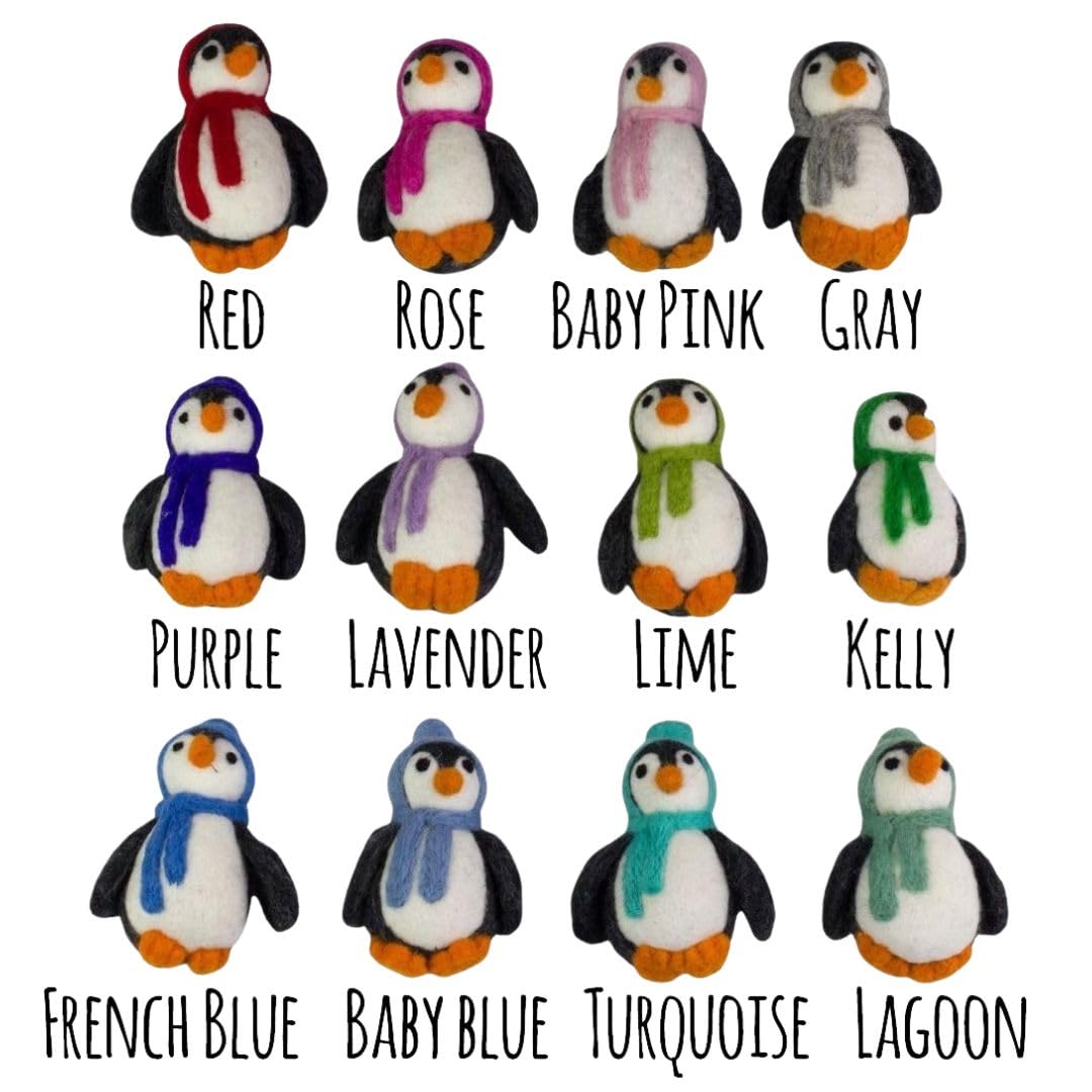 Penguin shapes ornament hanging with 4.5 inch height total