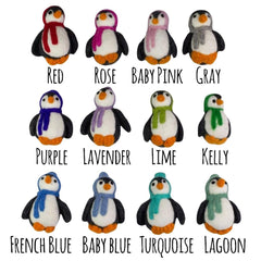 Penguin shapes ornament hanging with 4.5 inch height total