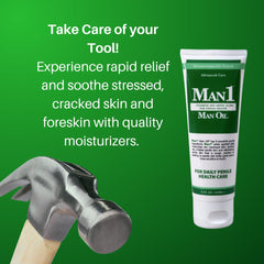Penile health cream for intimate skin by Man1 Man Oil