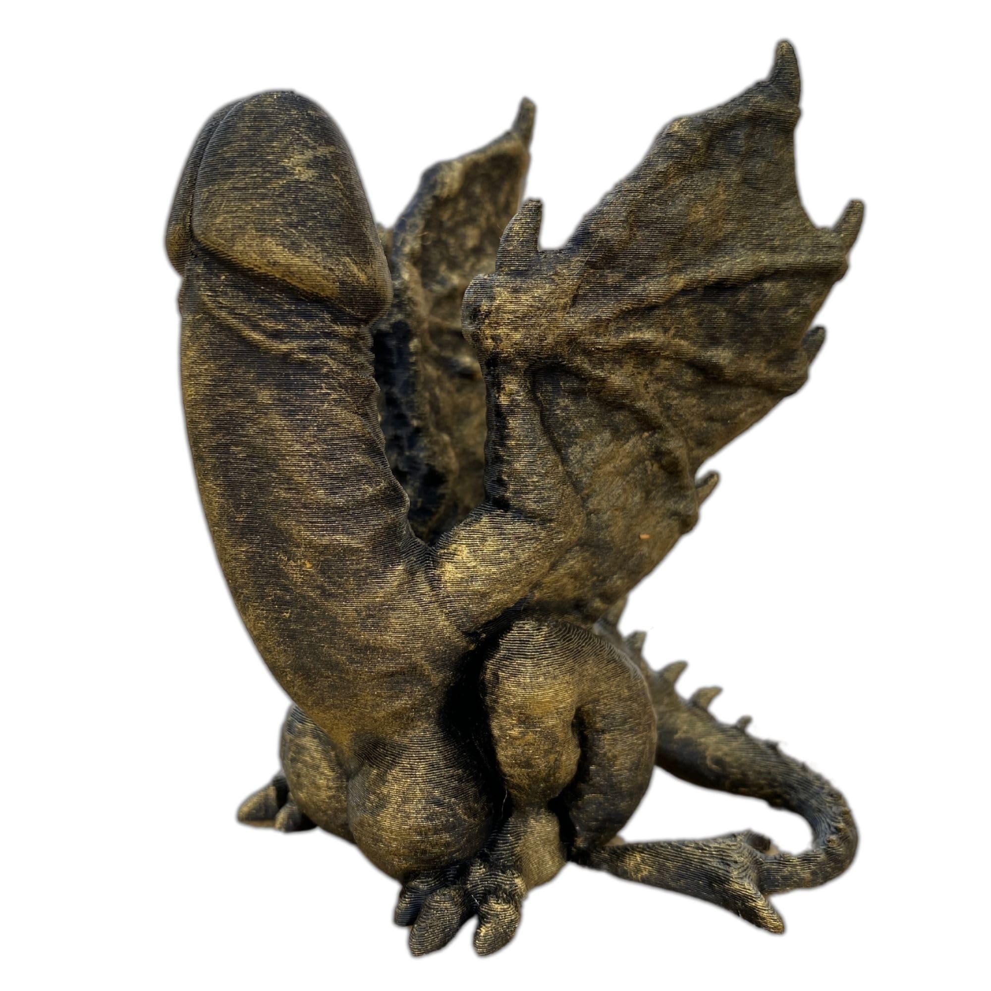 Penis Dragon Statue on desk display