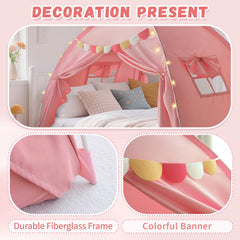 Easy setup bed tent no tools required for indoor use