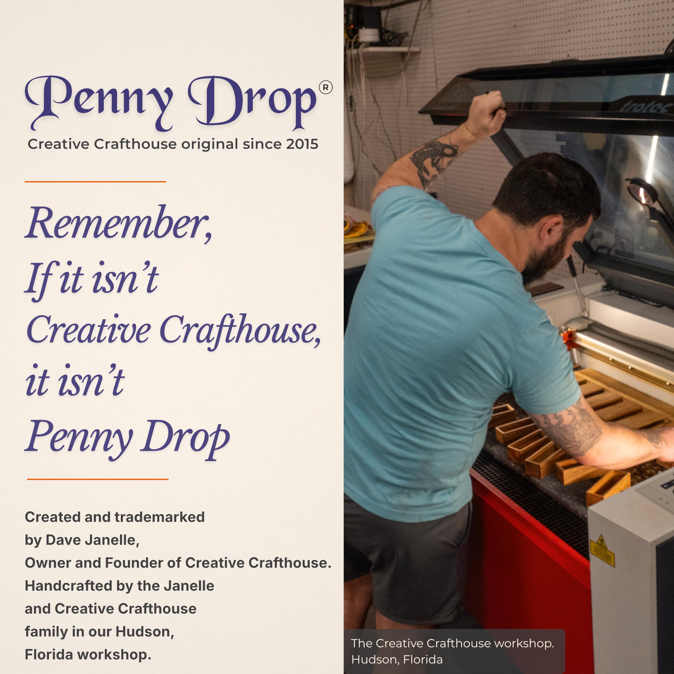 Penny Drop Game Travel Edition compact design 5.5 x 2.3 x 1.8 inches