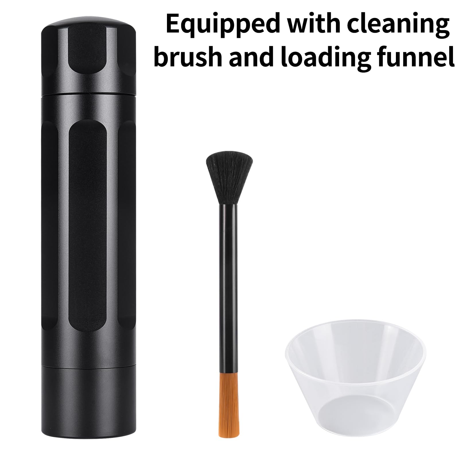 Black pepper grinder with adjustable coarseness