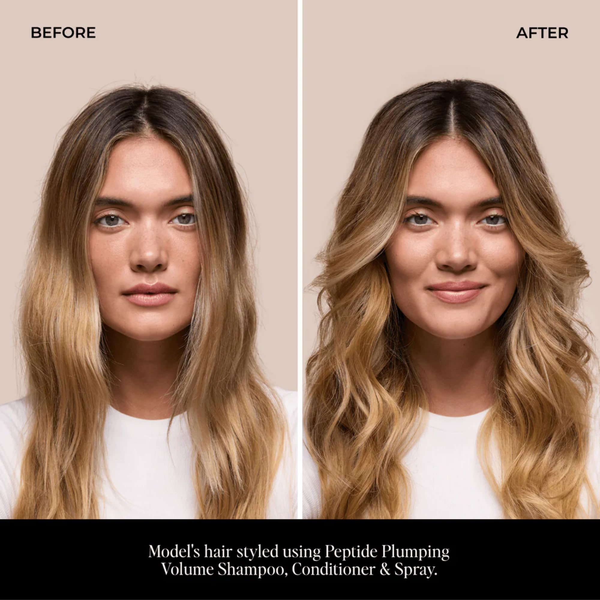 Peptide plumping volume spray bottle 5 oz with instructions