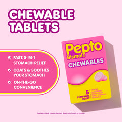 Pepto Bismol nausea relief chewable tablet