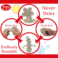 Reusable non-drying oil-based plasticine by Pepy