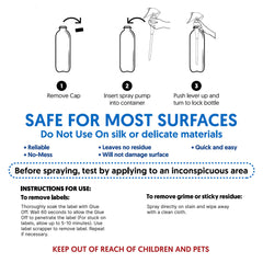 Perco Adhesive Remover with plastic scraper accessory