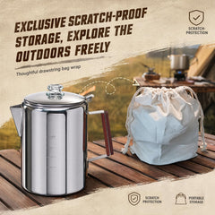 PCTG top percolator with clear brew visibility