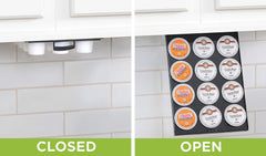 Low profile under cabinet installation with mounting tape image
