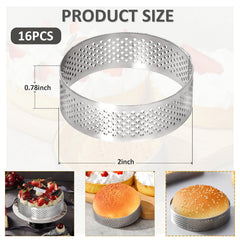 2 inch diameter tart ring for tarts
