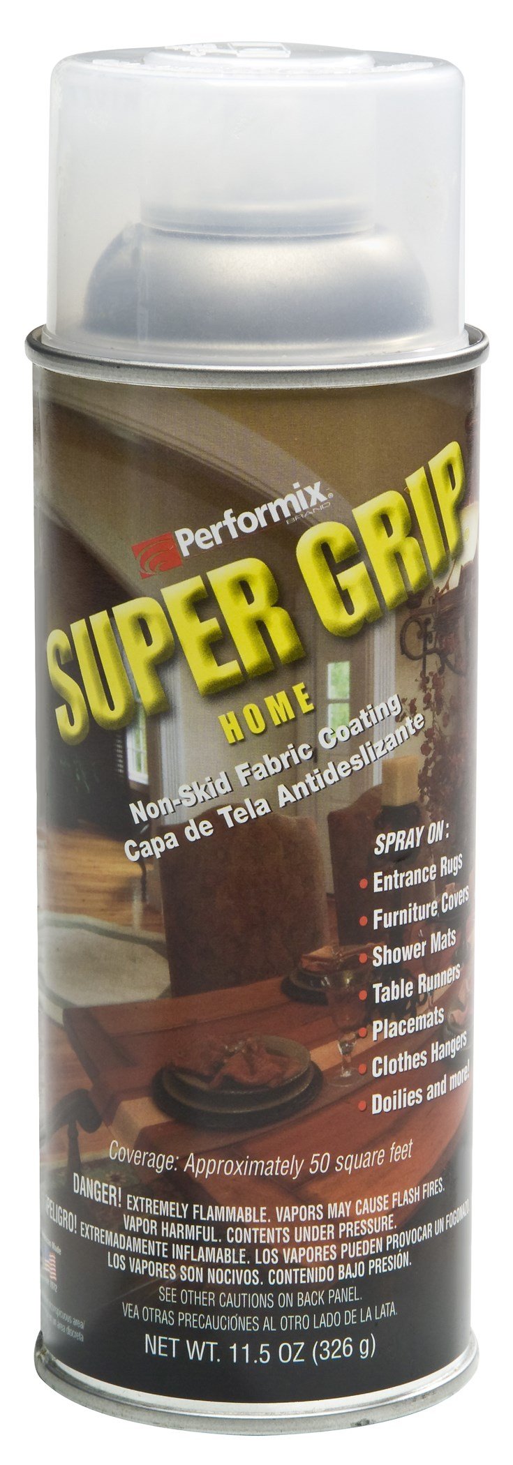 Performix Super Grip 12oz spray Clear coating for fabrics