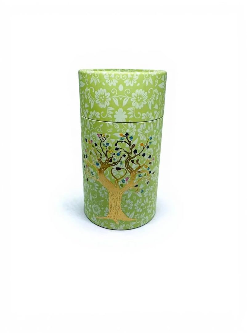 Peridot green gemstone leaves on copper-toned wire trunk
