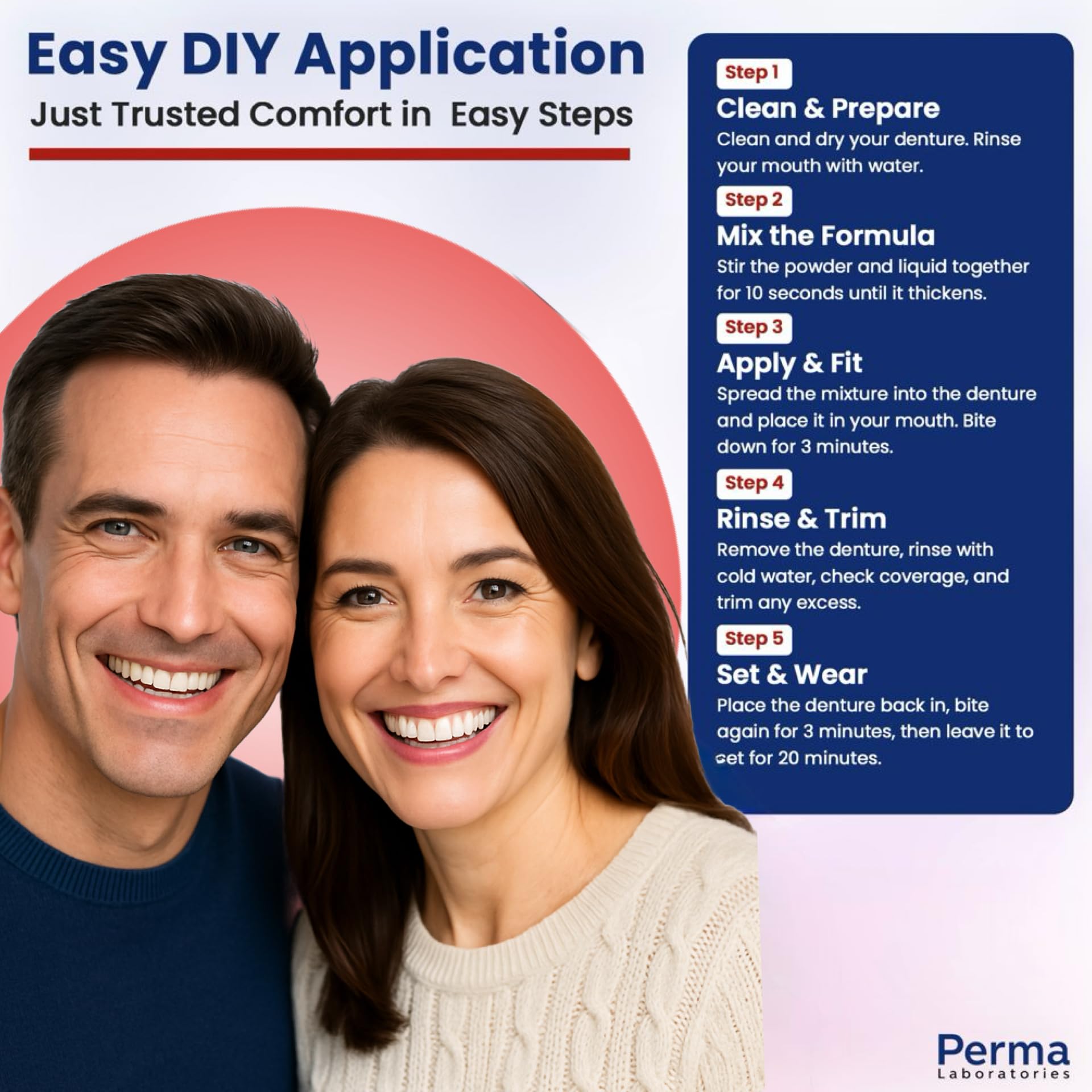 Perma Soft denture reliner kit usa image