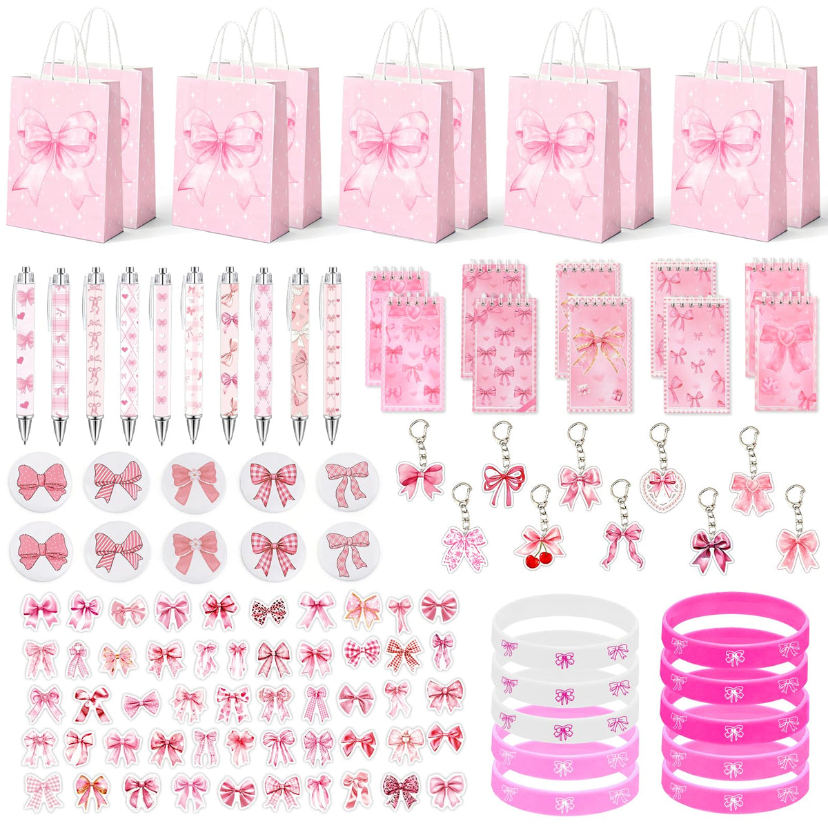 Perpetily pink bow party favors product image