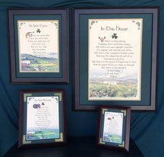 Bless This House Personalizable Framed Green Matted Blessing image 3