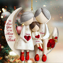 Personalized 1-Layer acrylic ornament with customization option