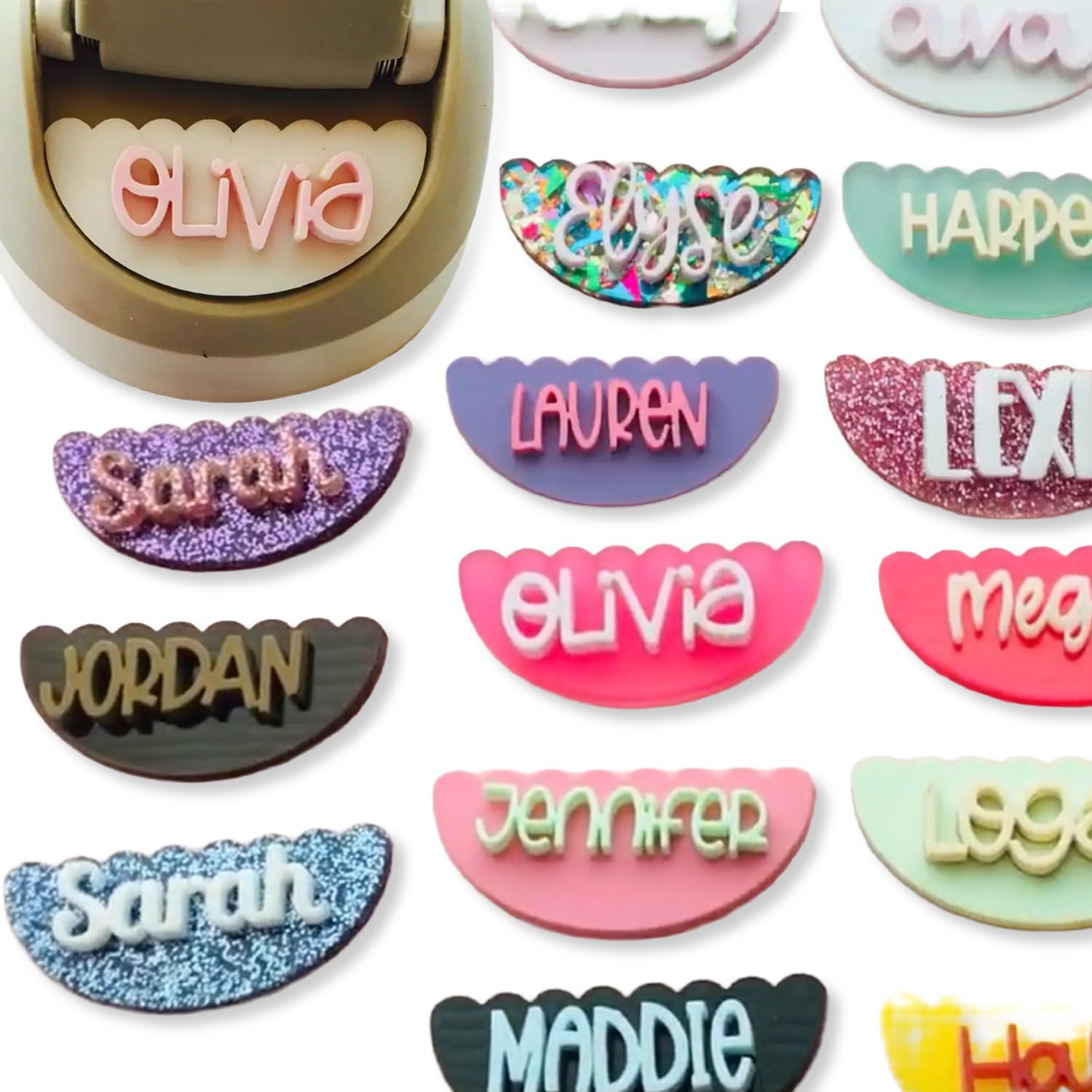 Personalized 3D name plate for Owala 24oz bottle