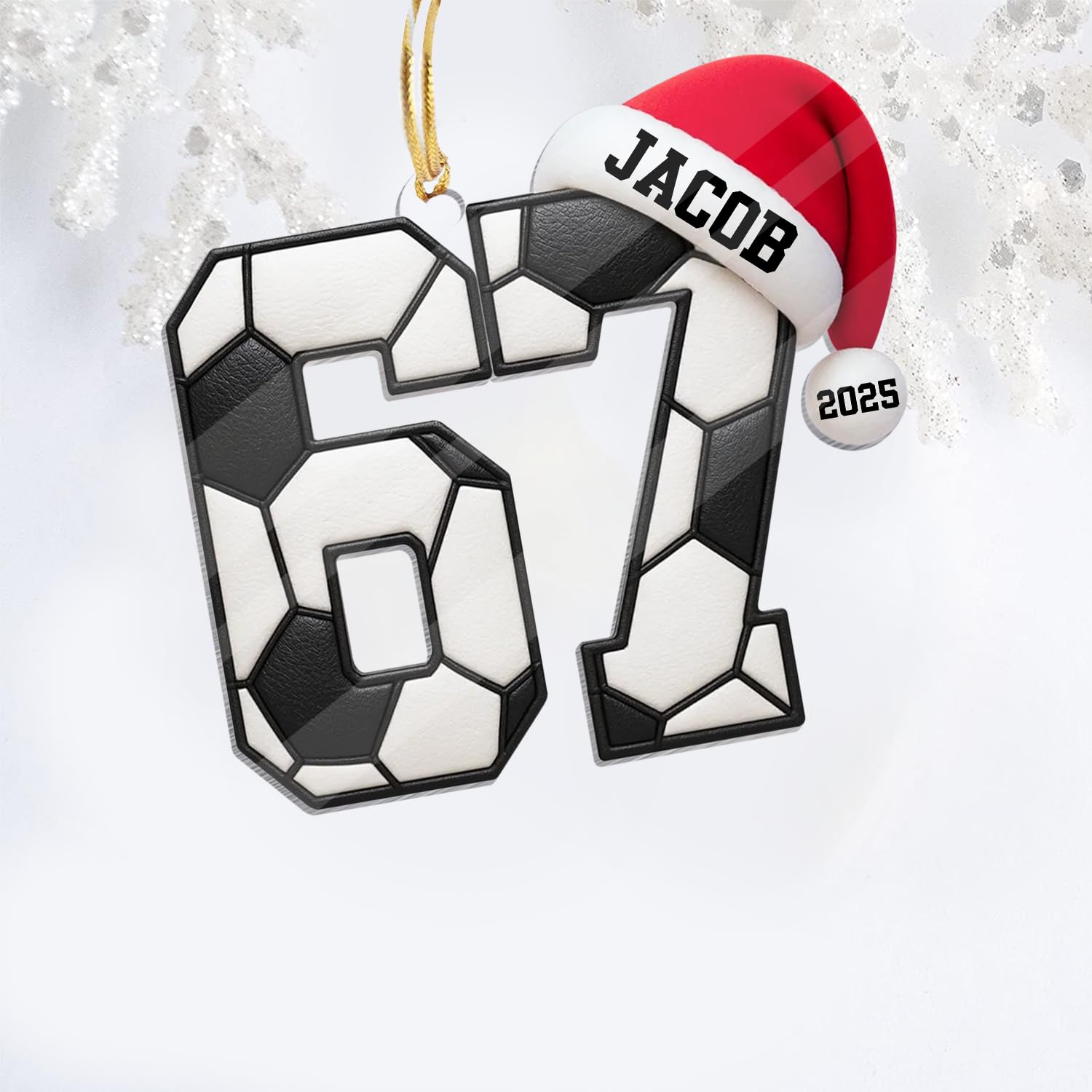 67 Sports Ornament basketball design personalized name year