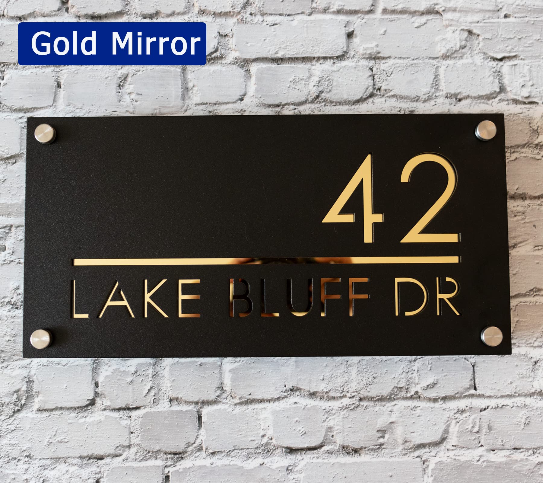 personalized address plaque for house