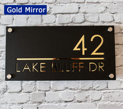 personalized address plaque for house