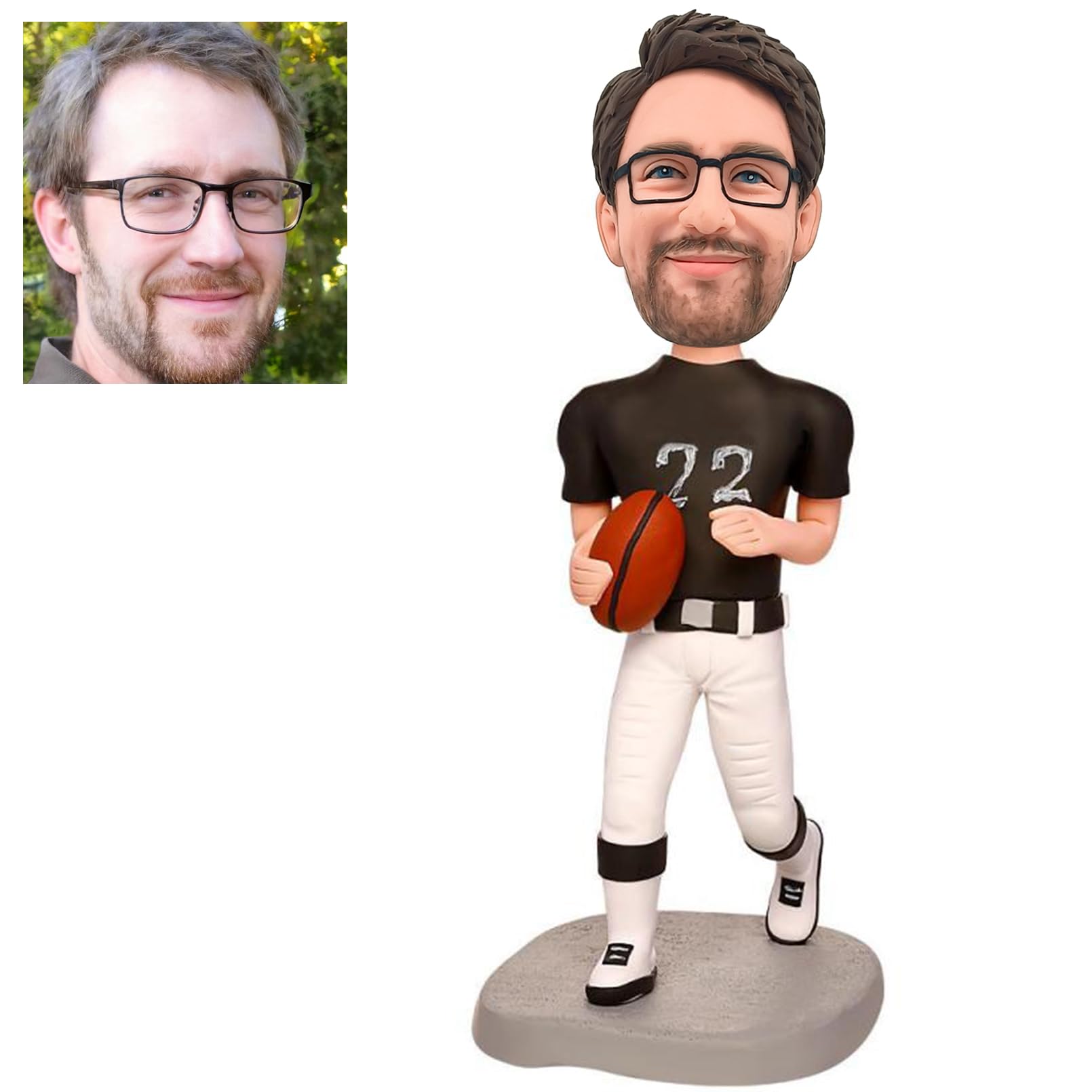 9 inch bobblehead option available