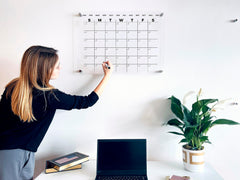 Personalized Calendar 2026 customization options on acrylic