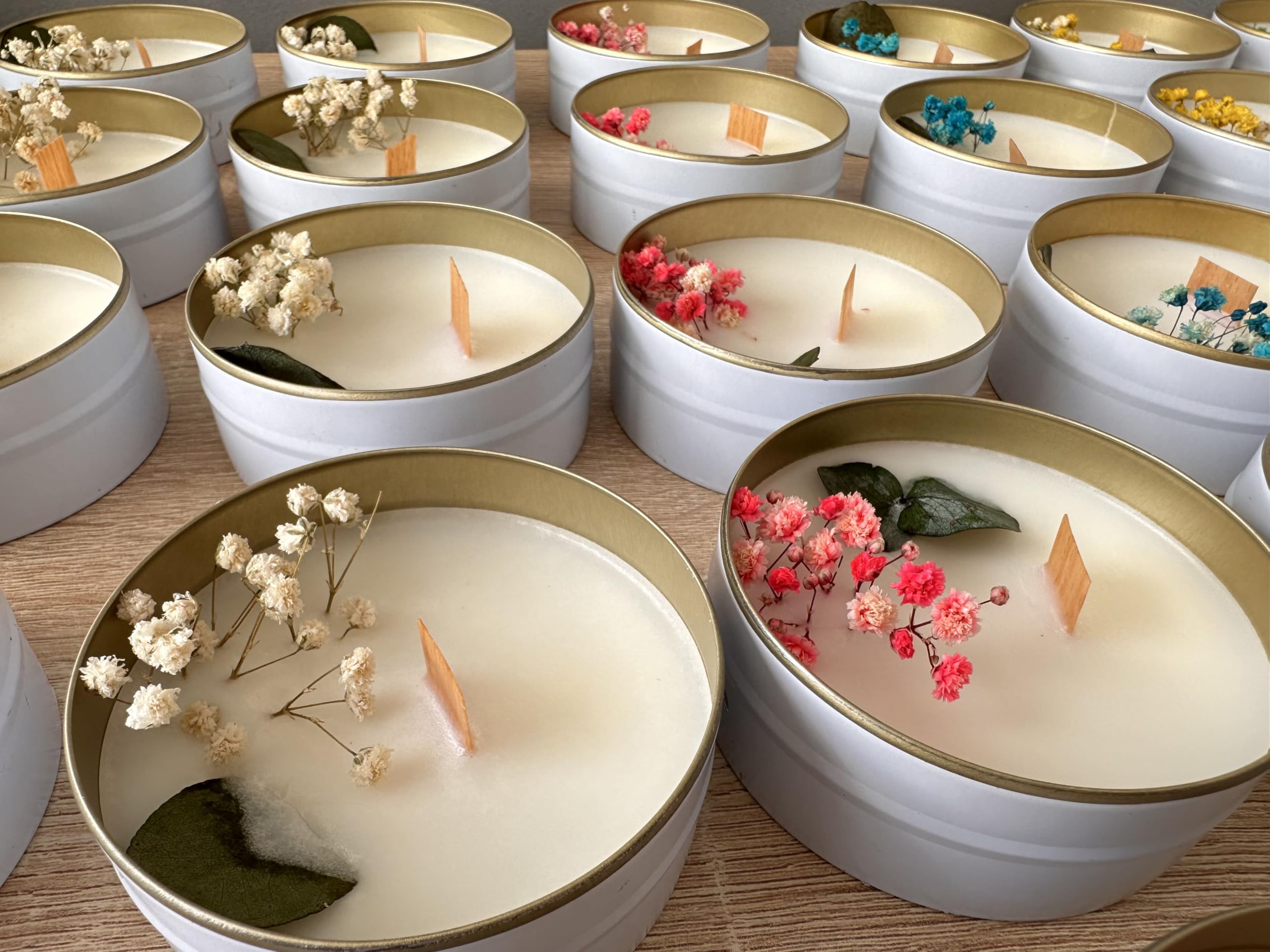 Personalized candle favors for events