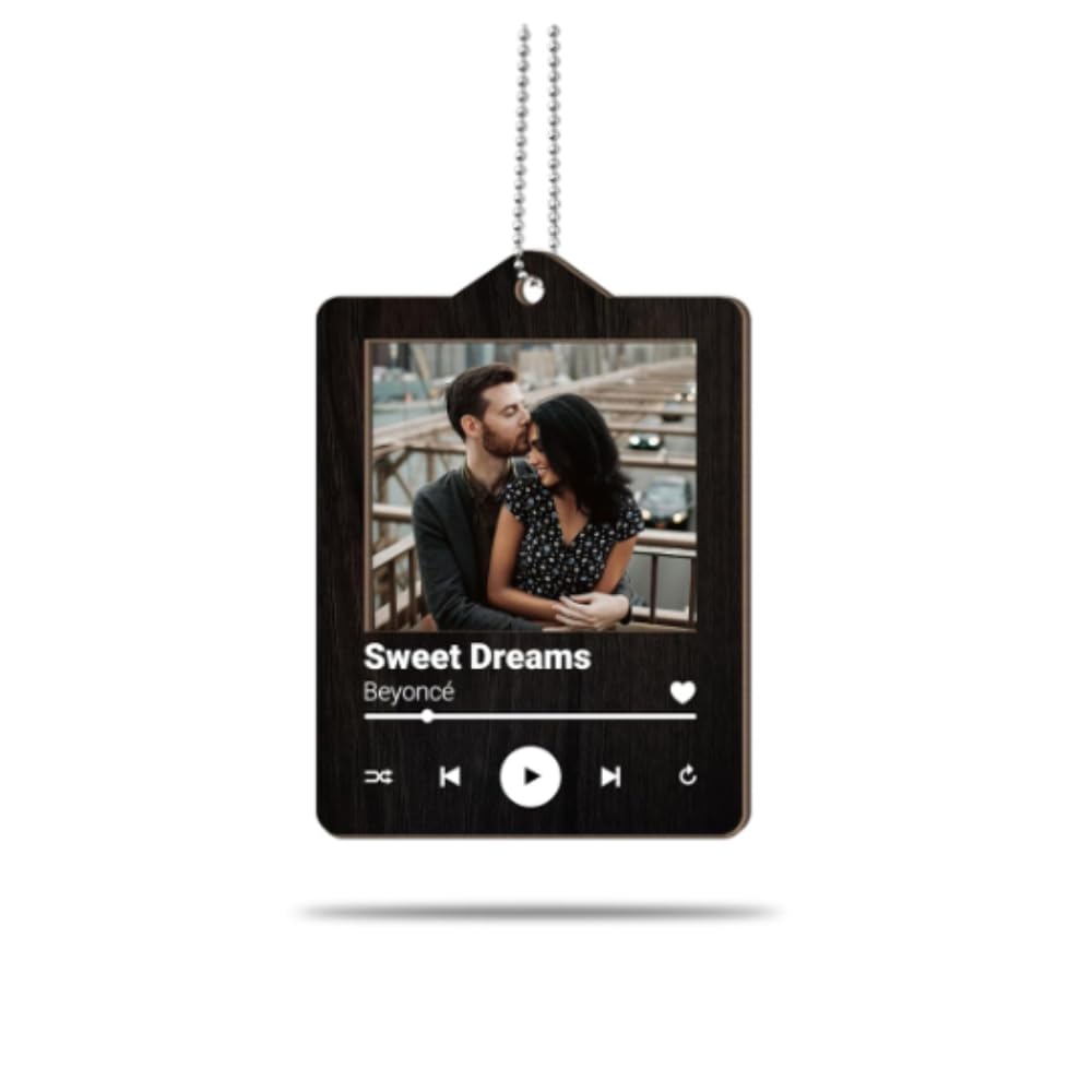 Personalized car decor frame for anniversaries and gifts