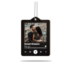 Personalized car decor frame for anniversaries and gifts