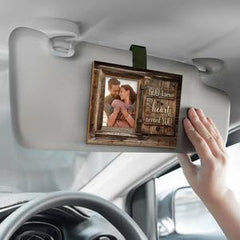 Personalized Car Photo Holder gift for husband from wife