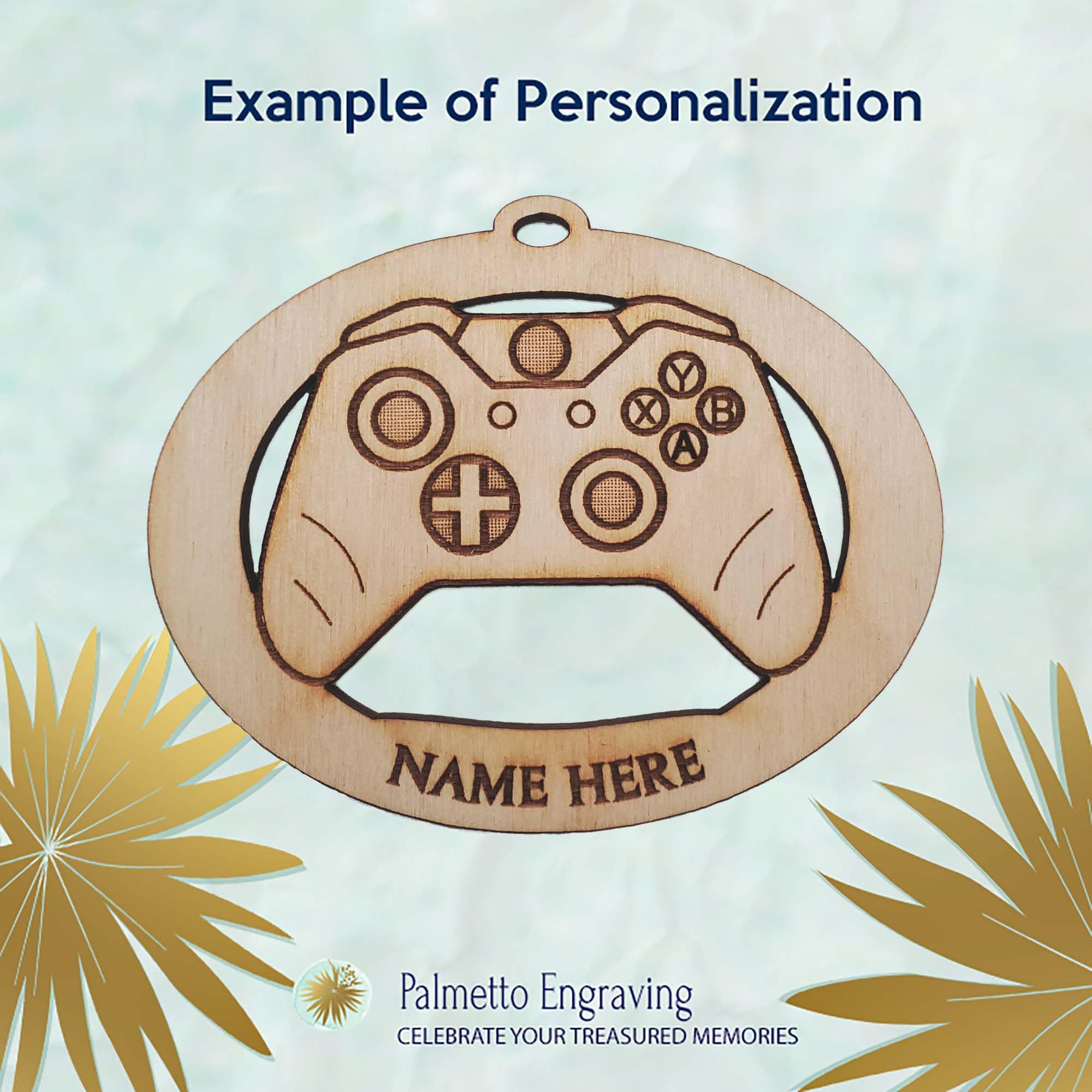 Personalized Christmas ornament with name customization