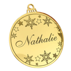 Personalized Christmas Tree Ornament generic image