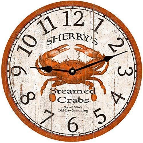 Personalized crab clock product image