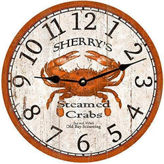 Personalized crab clock product image