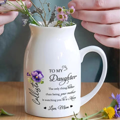 to-my-daughter-love-from-mom-vase product photo