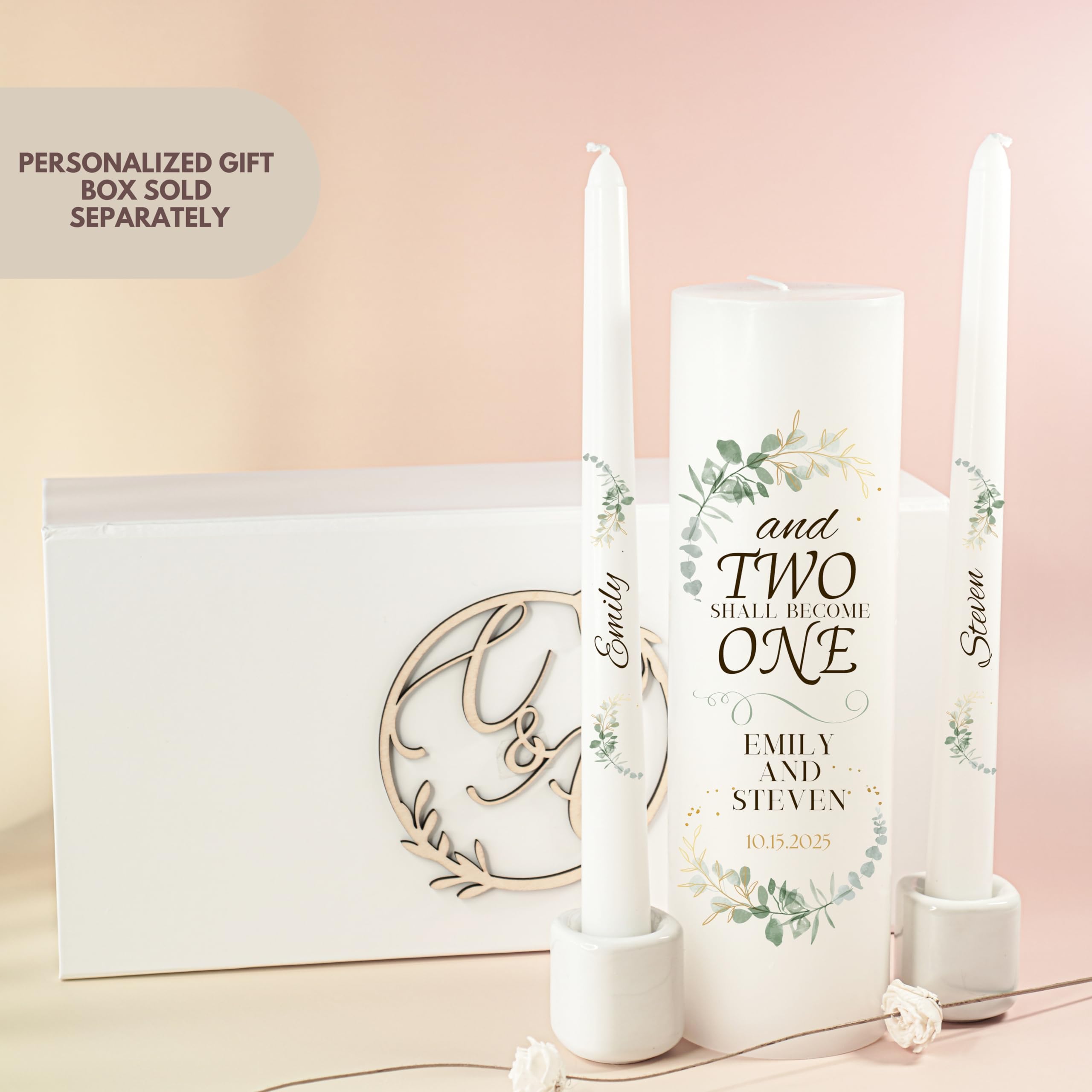 Personalized design transferred to candles no plastic printing
