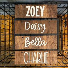 Crate mounting with included S-hooks for quick setup