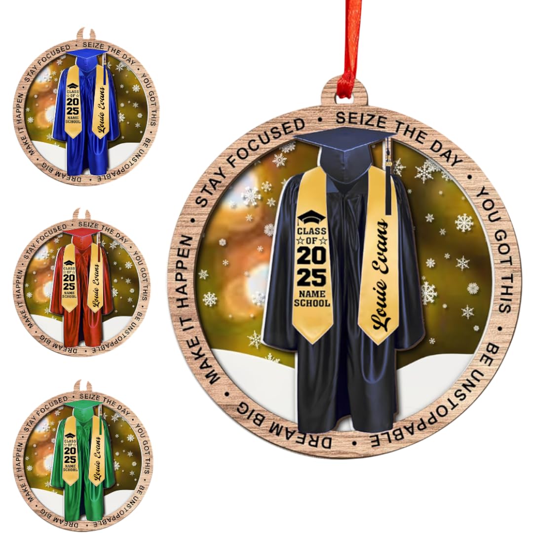 Personalized Graduation Ornament customizable name and year