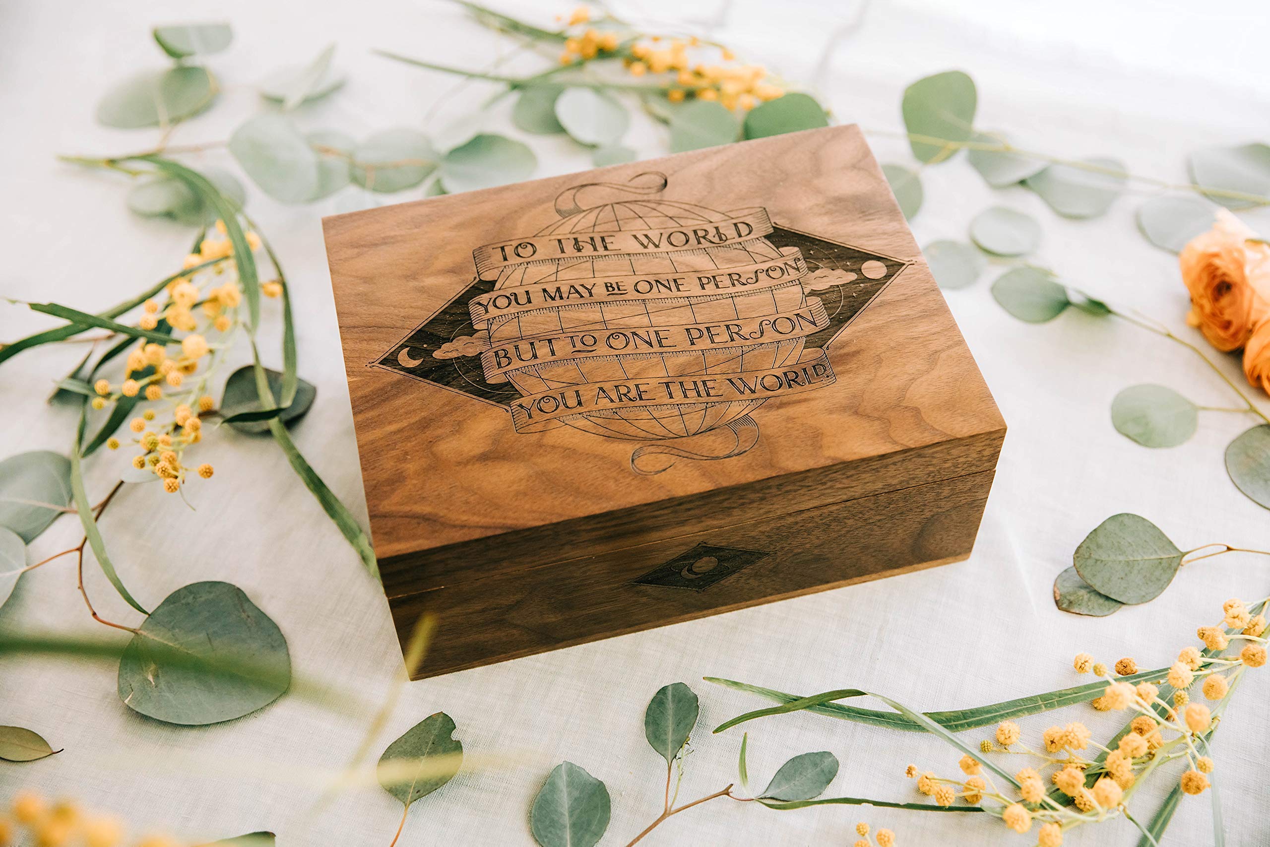 Keepsake box for weddings alt text