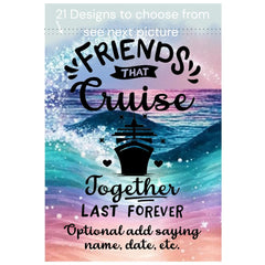 Personalized magnet Cruise Ship door decor flag on stateroom door