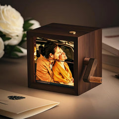 Personalized mini photo album designed for couples