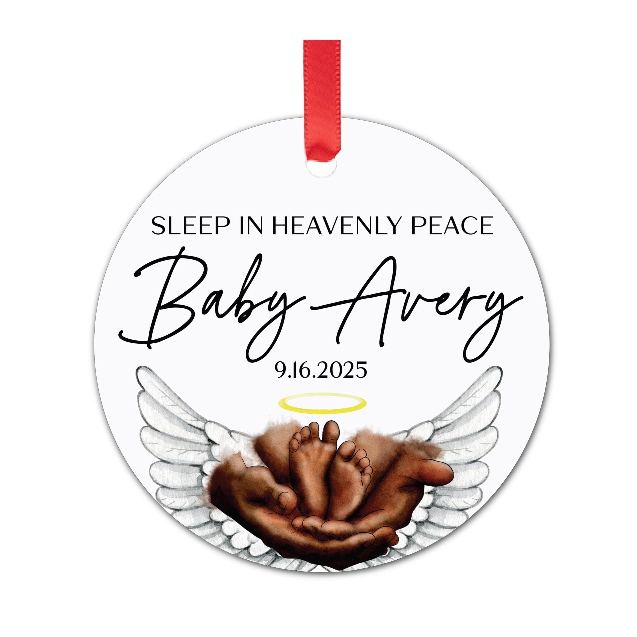 Personalized Miscarriage Memorial ornament product image