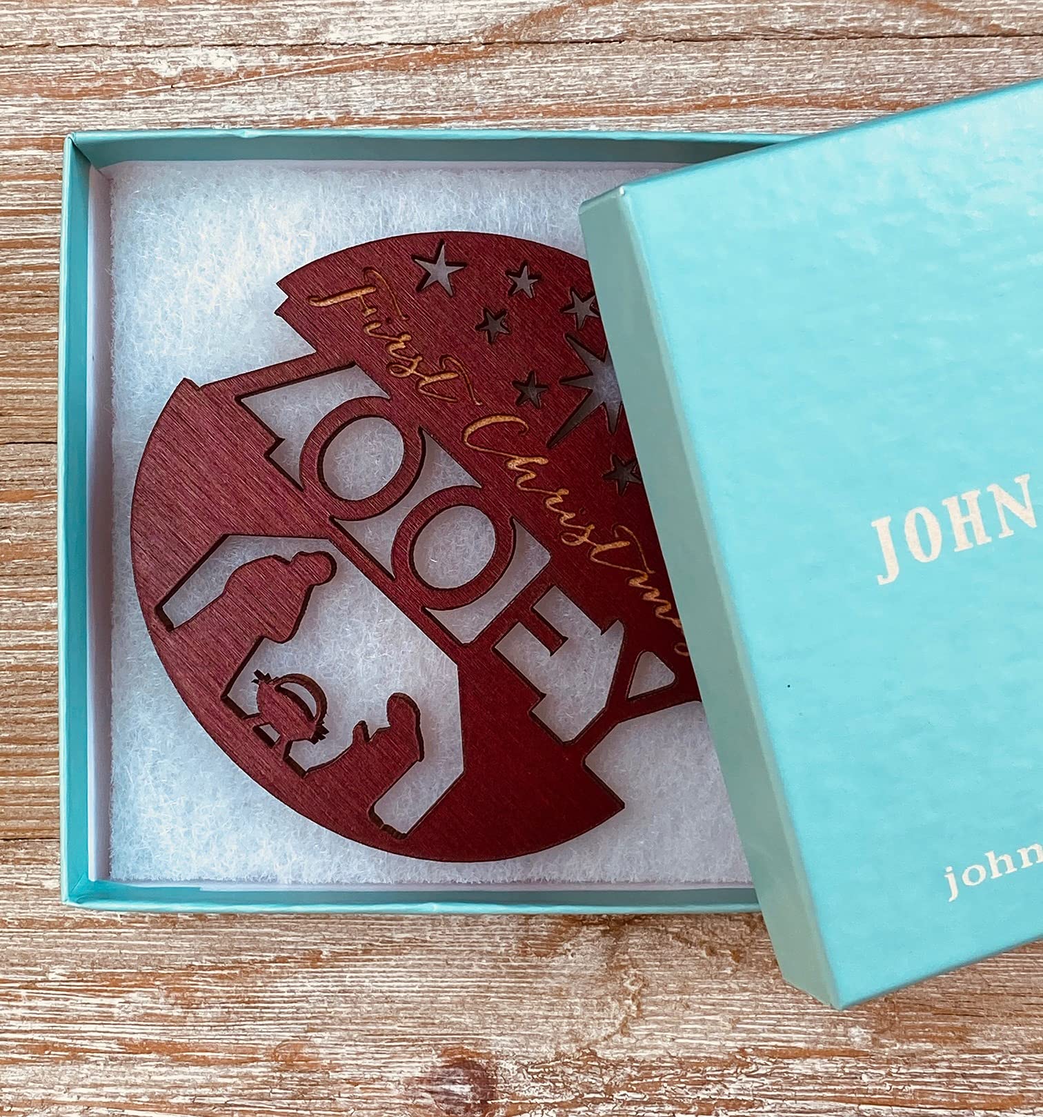 Personalized ornament with up to 12 characters