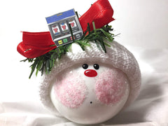 Personalized slot machine glass ornament ca64 image 2