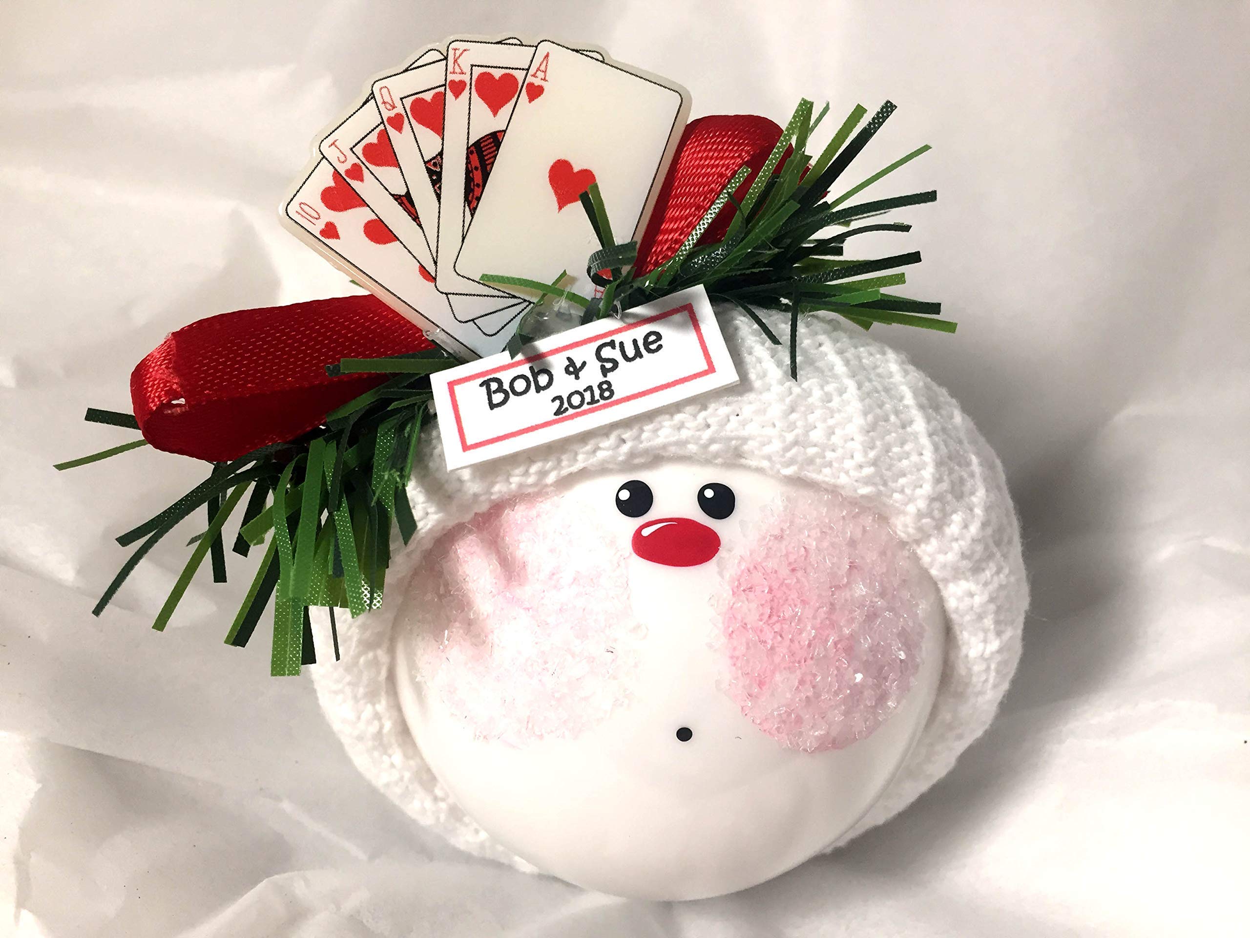 Gift box included poker ornament W201 Townsend Custom Gifts