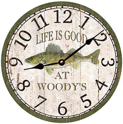 Personalized Walleye Fishing Clock product image 1